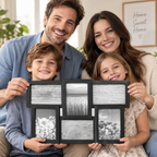Black Gallery Wall Collage Frame – 6 Photos