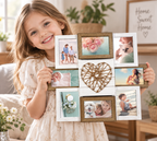 Rustic String Art Collage Frame – 8 Photos